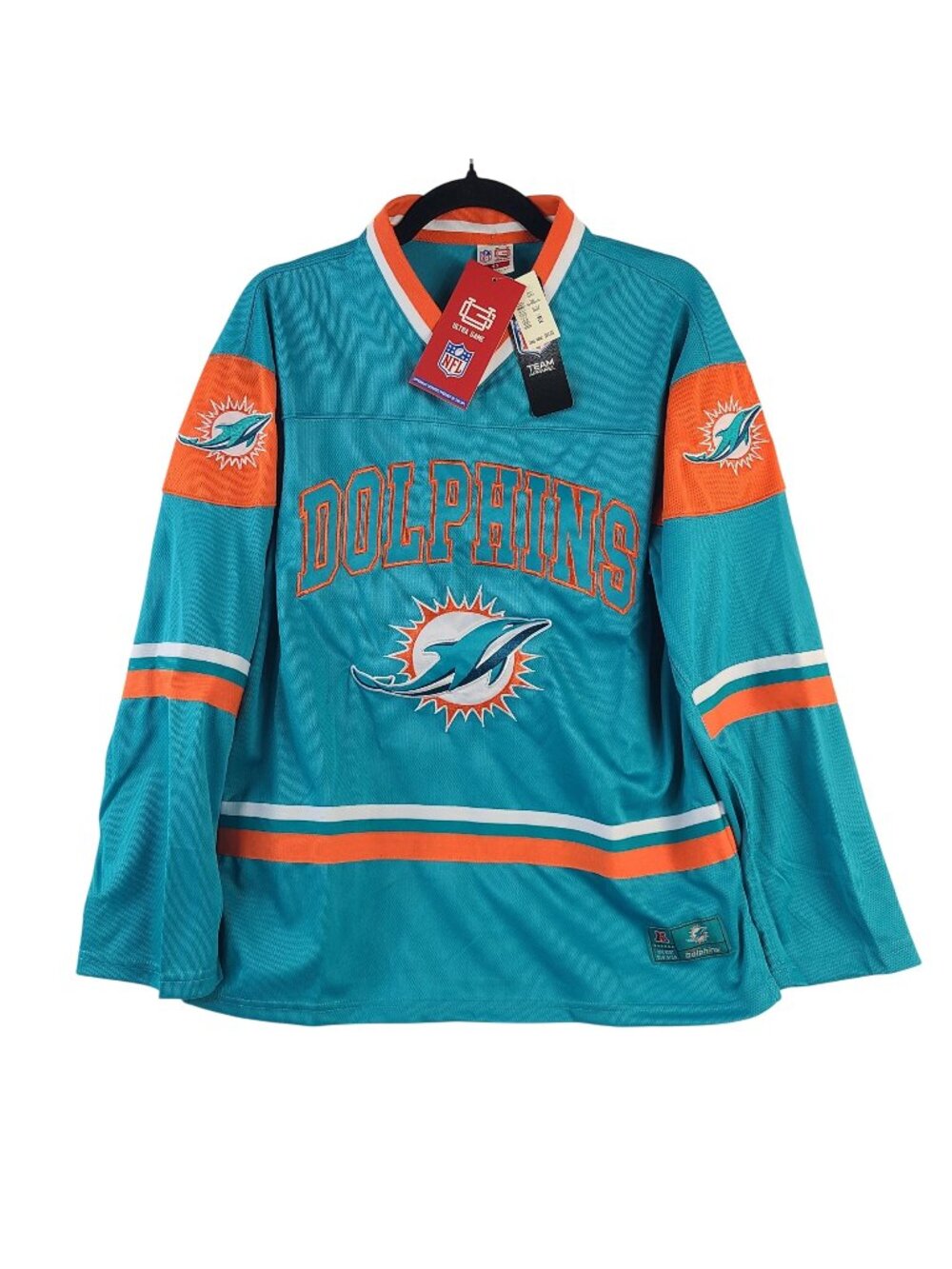 NEW Miami Dolphins Ultra Game NFL Team Apparel Jersey Sz XS